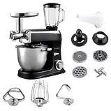 Кухонний комбайн Royalty Line PKM 2100BG (2100 Вт, чаша 7.5 л, тістоміс, м'ясорубка, блендер, потужний), фото 2