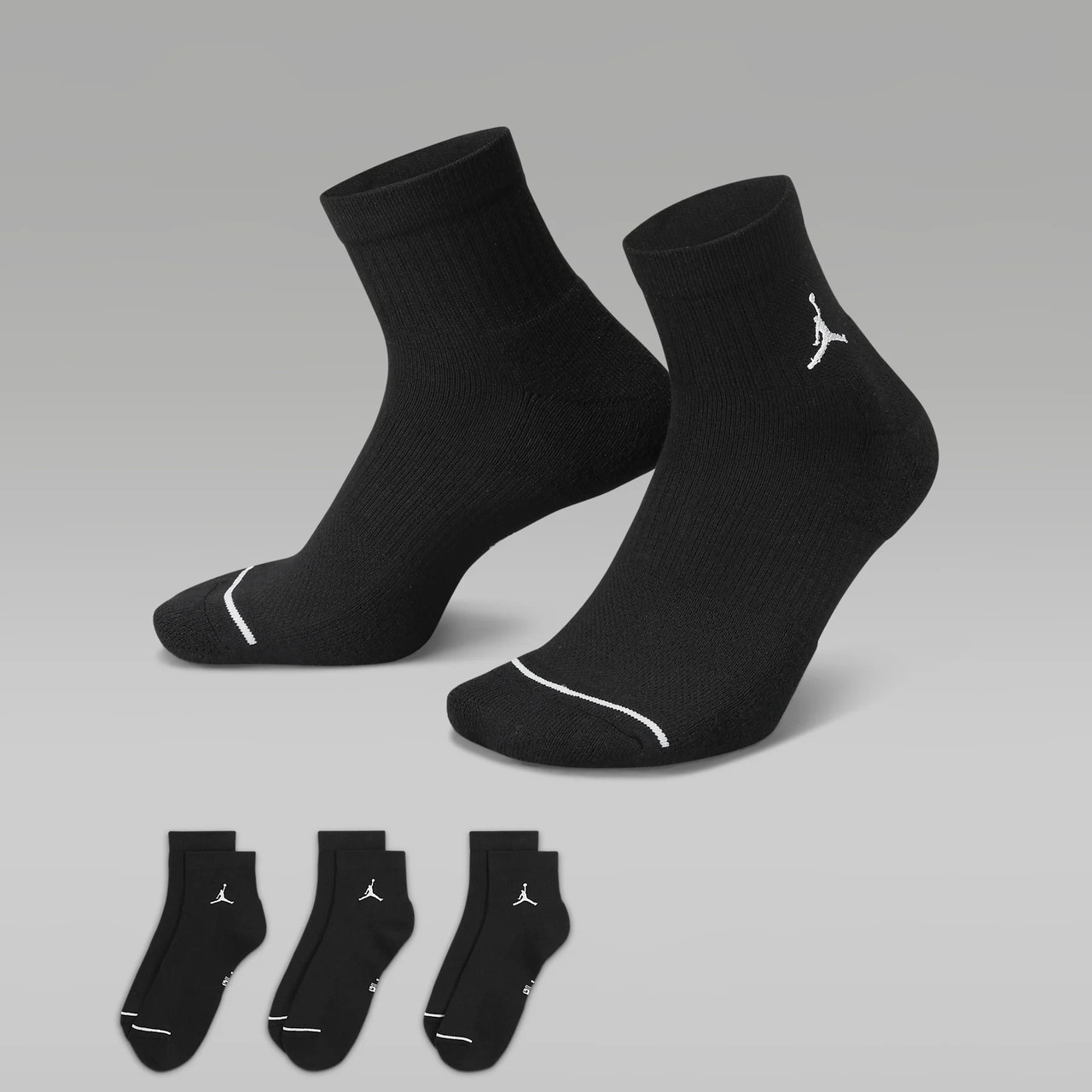Носки NIKE U J EVERYDAY MAX ANKL 3PR SX5544-100