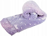 Плед для дітей Magic Blanket із зірками світиться в темряві розміром 120x150 см Фіолетовий, фото 4