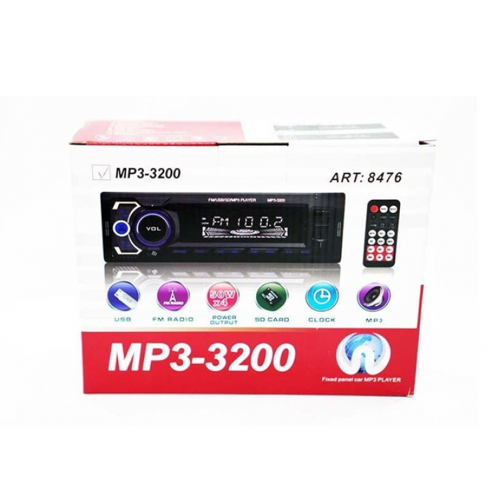 Автомагнитола 3200 ISO+FM+USB+AUX+Bluetooth 4x50W 1Din магнитола с пультом Im_440 - фото 6 - id-p2059242151
