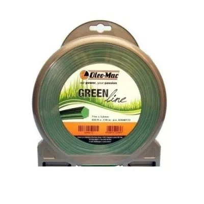 Струна косильна 2.0мм*15м Oleo-Mac GREENLINE 63040267 зірка