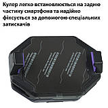 Комплект: кулер охолодження телефону з Пельтьє Black Shark Funcooler 3 Pro + 2 напальчники Sarafox v2, фото 3