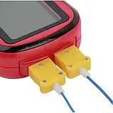 Цифровий двоканальний термометр Benetech GM1312 (-50...+300 oC) підтримує термопари K, J, E, N, R, T типів, фото 5