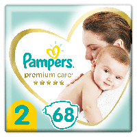 Подгузники детские Pampers Premium Care № 2 (4-8 кг), 68 шт