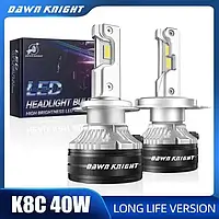 Светодиодные LED автолампы DAWNKNIGHT K8C H7 6000K с обманкой (Canbus)