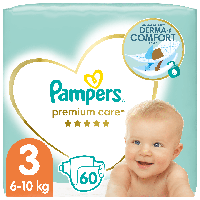 Подгузники детские Pampers Premium Care № 3 (6-10 кг), 60 шт.