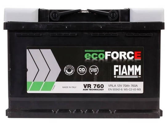 Аккумулятор FIAMM AGM ECO 6СТ- 70Ah 760 R (ID#2059289007), цена: 5976 ...