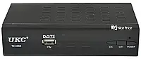 Тюнер UKC DVB T2-0968 с поддержкой wi-fi адаптера Новинка Xata