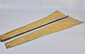 Конусне паковання під квіти h80/6низ/18верх метал золото (100 шт) візерунчастий (1) (100 шт.)