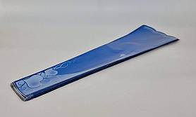 Конусне паковання під квіти h80/ 9низ/21верх метал синій (100 шт.) візерунок141 (3) (100 шт.)