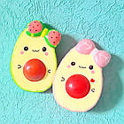 Сквіш-антистрес Авокадо рожевий 14х9см арт.22-22, фото 5