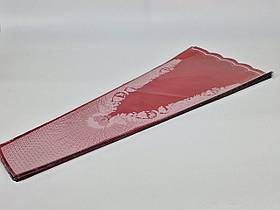 Конусне паковання під квіти h80/10низ/34верх метал червоний (100 шт.) візерунок143 (3) (100 шт.)