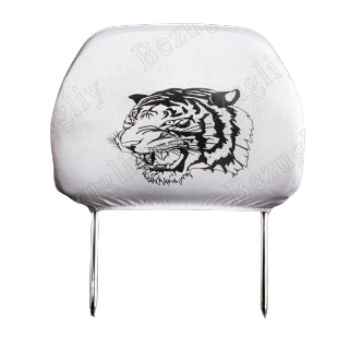 Чохли на підголівники білі Тигр 2 шт (1 пара), фото 1