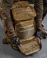 Военный рюкзак на 45л койот армейская сумка, Тактический рюкзак для ВСУ боевое снаряжение