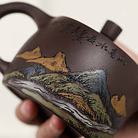 Исинский чайник De Zhong «Shan Gao Shui Chang» пурпурная глина, 300 мл