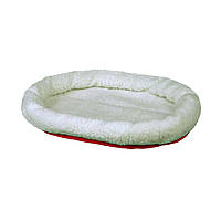 Лежак двухсторонний Trixie Cuddly Bed 47 см / 38 см (белый/красный) p