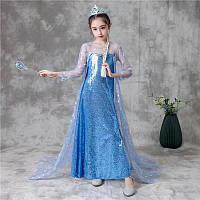 Платье голубое эльзы Холодное сердце карнавальный костюм принцессы сукня ельзи, крижане серце, холодне серце