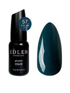 Гель-лак для нігтів Edlen Color №057 нефрітовий, 9 мл