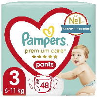 Подгузники - трусики Pampers Premium Care Pants Размер 3 (6-11 кг), 48 шт