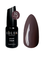 Гель лак для ногтей Edlen Color №032 однослойный, 9 мл
