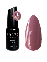 Гель лак для ногтей Edlen Color №018 однослойный, 9 мл