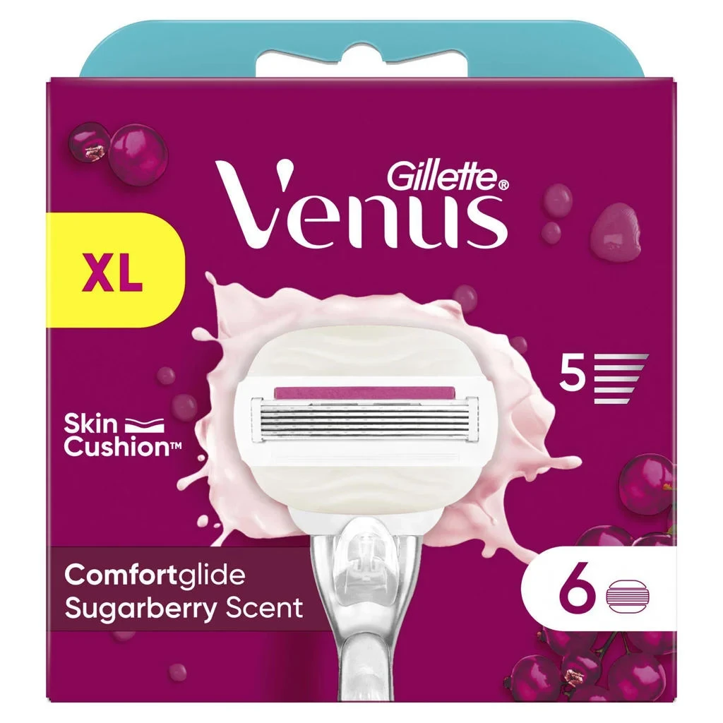 Змінні касети Gillette Venus Comfortglide Sugarberry, 6шт.
