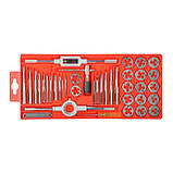 Набір плашок M3-M12 та мітчиків M3-M12, 40 од. INTERTOOL SD-8040, фото 6