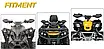 Защита для рук  дефлектор ветра для Brp Can-Am Outlander  Renegade DS G2 G2L G2S, фото 7