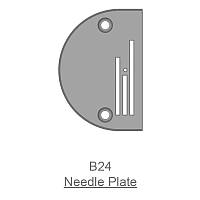 Голкова пластина B24 для універсальних промислових машин, O 2, 4 мм