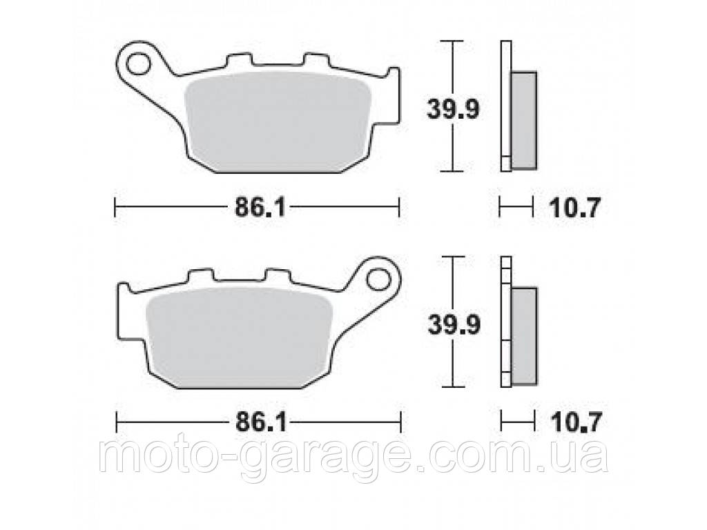 Гальмівні колодки Pantera, CR6Z, CR6S,Lifan KPT,LF200-10L,CR6,CR4,LX250-15,XJ6,XF 650,NX 650,XRV 750,XLV