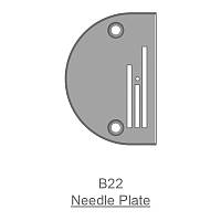 Голкова пластина B22 для універсальних промислових машин, O 2, 2 мм