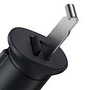 Гравітаційний тримач для телефона в машину Baseus Metal Age 2 Gravity Air Outlet Car Mount (зелений), фото 8