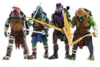 Набор фигурок Черепашки ниндзя 4 шт 12 см Ninja Turtles Подвижные руки, ноги , голова