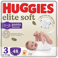 Трусики-підгузки Huggies Elite Soft Pants (хаггіс еліт софт) № 3 (6-11 кг), 48 шт