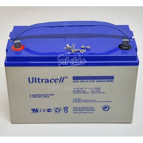 Батарея Акумуляторна Ultracell UCG100-12, 12В, 100Ач