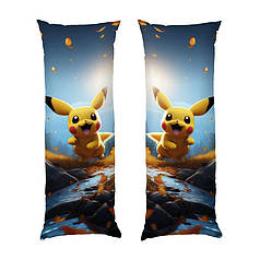 Дакімакура подушка-обіймашка «Пікачу. Pikachu» Плюш, 150 х 50 см