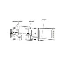 Відеодомофон 7 дюймів SEVEN DP-7573 white, фото 3