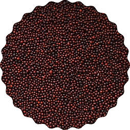 Посипка кондитерська "Коричневі кульки 1 мм", 50 гр.