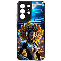 TPU+PC чохол Prisma Ladies для Samsung Galaxy S22 Ultra Cyberpunk