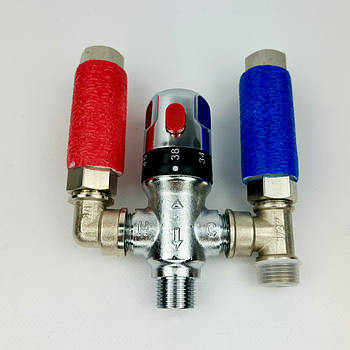 Змішувач-термостат водонагрівача, бойлера  15 MIXER Boiler Series  1/2" KVANT