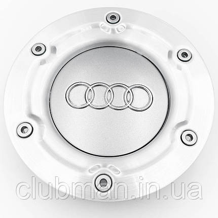 Ковпачки (заглушки) в литі диски AUDI (Ауді) 147 мм Сірі (8N0601165A), фото 1