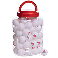 Набор мячей для настольного тенниса 60 штук в пластиковой банке CHAMPION MT-2708 (PRO-514) (d-40мм,