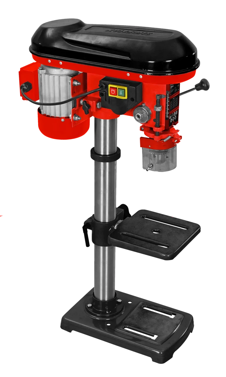 Свердлильний верстат HECHT1063 Електродвигун 600 Вт,230–240В, 420–2700об/хв, стіл 195x195мм, фото 1