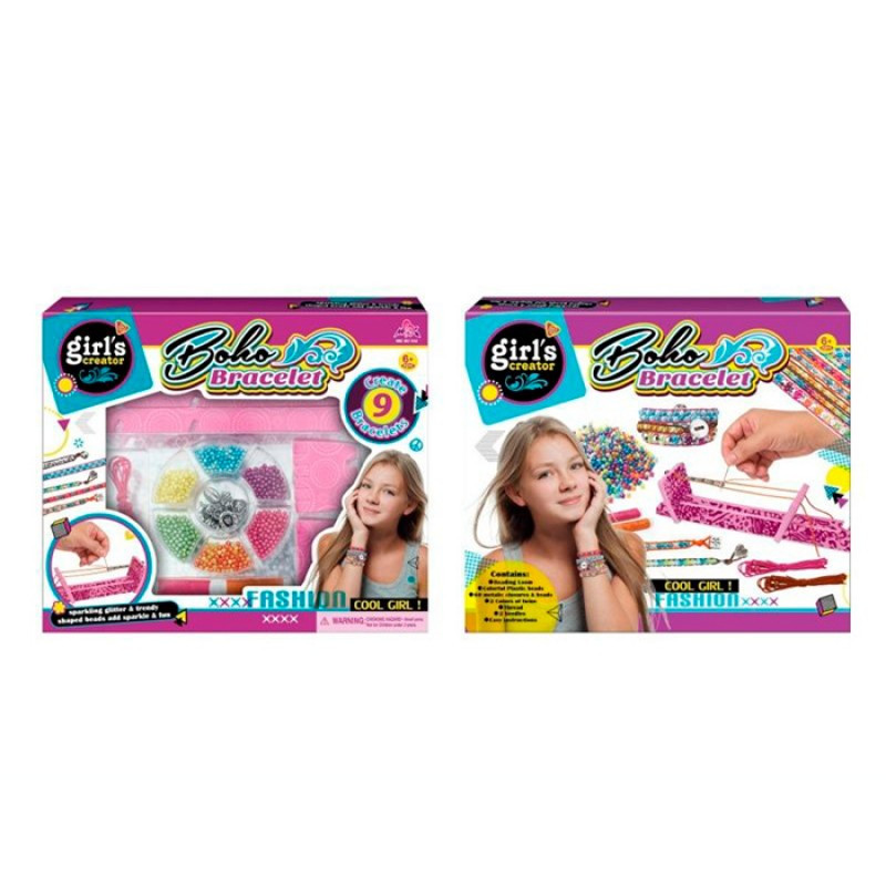 Набір для творчості MBK-355, бісер, нитки, каміння, намистини, фото 1