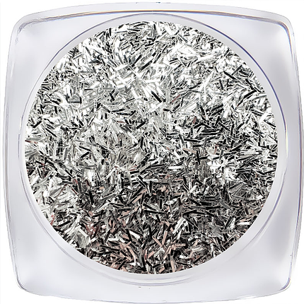 Стружка конфеті для декору дзеркальна, фото 1
