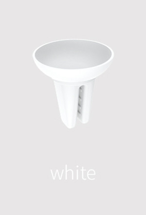 Автомобільний тримач телефону білий