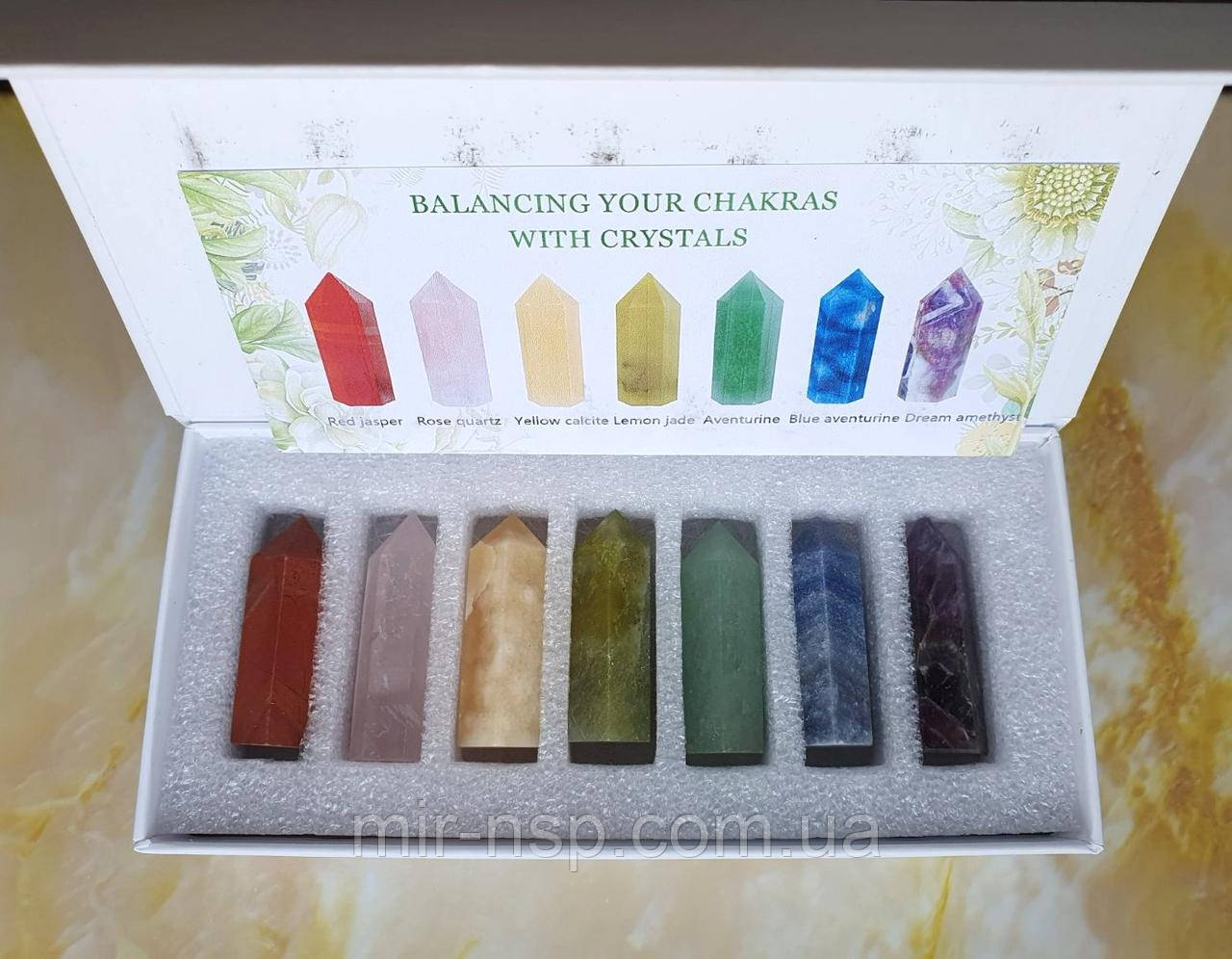 Набір кристалів 7 чакр №1, фото 1