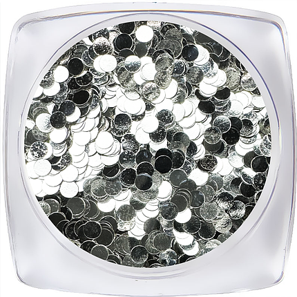 Кружечки конфеті для декору дзеркальні великі, фото 1