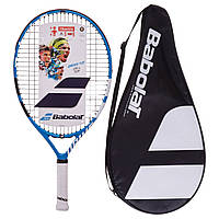 Ракетка для большого тенниса юниорская BABOLAT BB140217-136 DRIVE JUNIOR 21 (голубой)