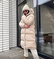 Зимняя куртка-пальто-пуховик "Зефирка"на синтепоне 250, женская,размеры:С,М,Л